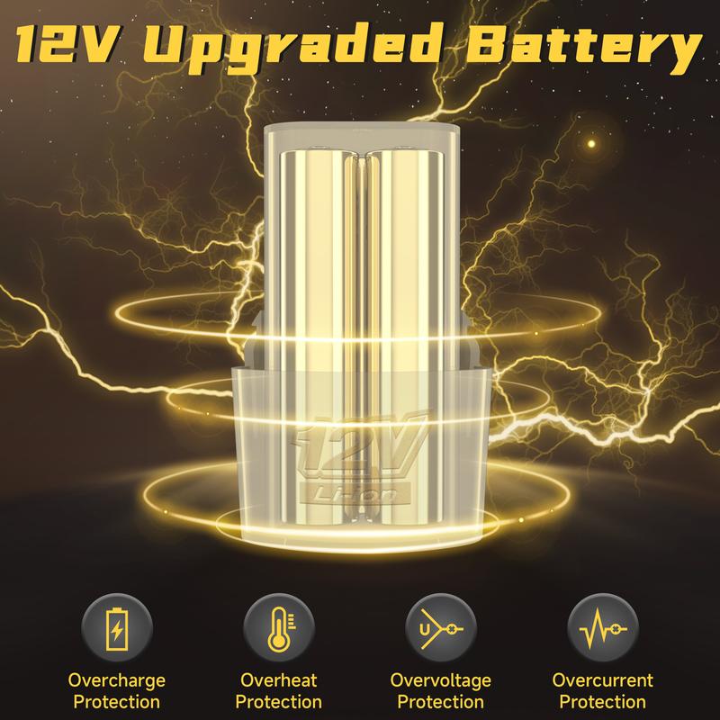 19500RPM Mini Cordless Angle Grinder, Electric Polishing Grinding Machine, Lithium Battery Power Tool W/ 2 Batteries & Accessories.Metal Polishing Machine, Suitable For Wood, Metal, Stone, Concrete Grinding, Precision Polishing, Great Christmas Gift