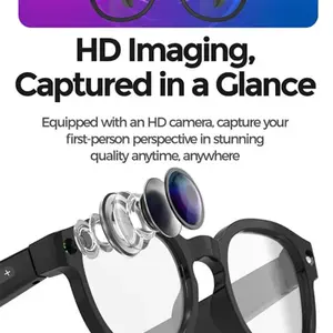 Aimb S1 Smart Glasses, Anti-Shake Function, 1080P Video Recording, Audio Recording, 270mah Battery Capacity, PC Frame Material