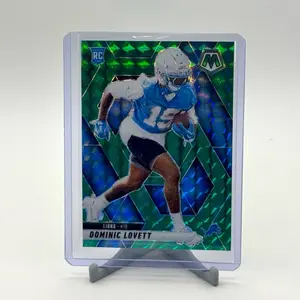 Dominic Lovett RC  Green Mosaic Prizm | Detroit Lions Rookie WR