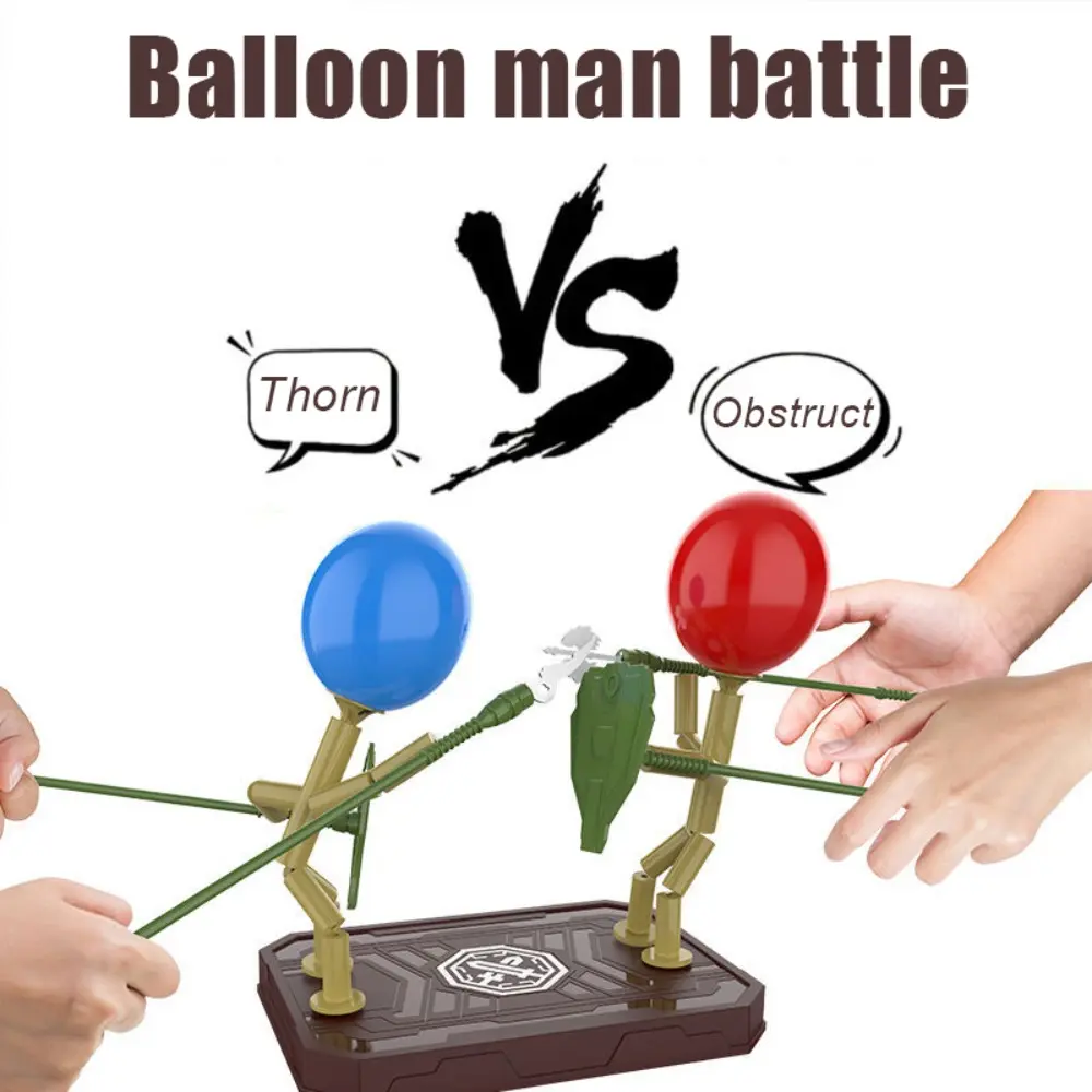 Balloon Man Battle, Doll Duel Set, Interactive Family Party Toy, Fun, Spark Joyful Competition, Play Indoors or Outdoors, Perfect for Parties, Holidays, and Outdoor Events, Top Choice for Holiday Gifts, Prank Gag Gift