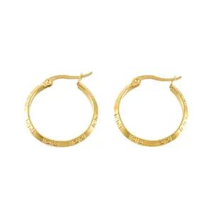 VEVE Spiral Twill Earrings, Cool And Personalized Design, Twisted Twist Style, Versatile Earrings