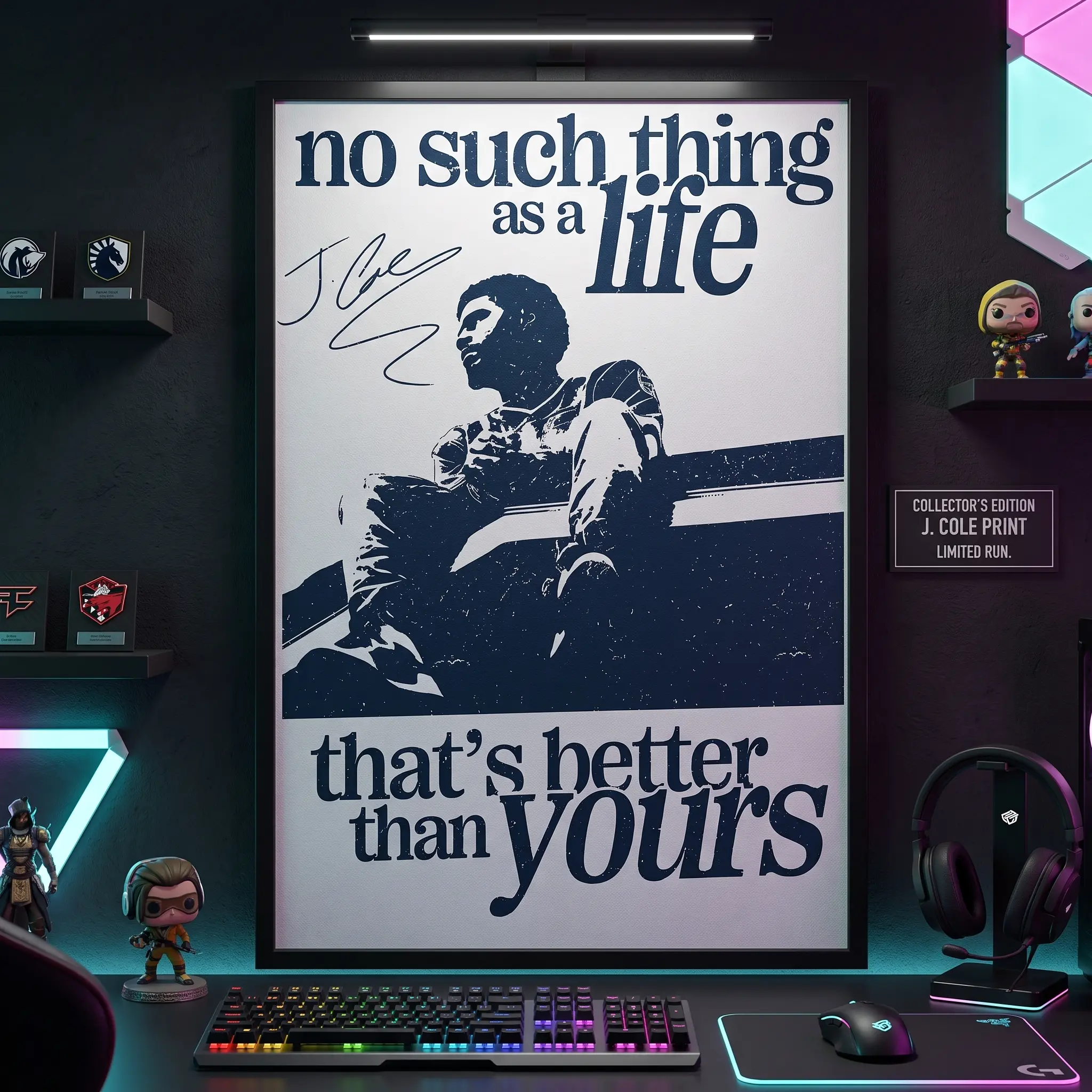 Love Yourz Rap Music Poster - Home Decor Wall Art, Perfect Gift for Rap Music Enthusiasts