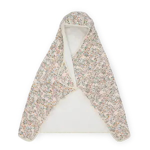 Toddler Hooded Towel - Pressed Petals