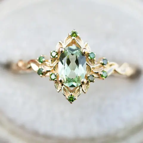 Women's Elegant Glittering Promise Ring, Promise Ring GF, Fashion Engagement Ring, Wedding Promise Rings for Women & Girls, Trendy All-match & Exquisite Jewelry for Birthday Gift