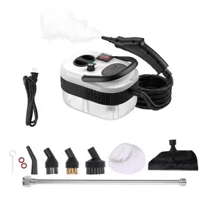 Father's Day Gifts Portable Handheld Steam Cleaner with 10 Accessories, Adjustable Levels, Fast Heat-Up Steamer for Kitchen, Bathroom, Tile & Car Cleaning | High-Efficiency Stain Remover, Lightweight Portable Tool for Indoor & Outdoor Use