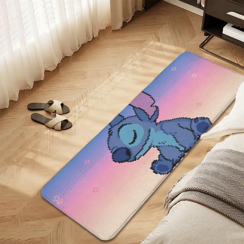 Disney Stitch Soft Floor Mat with Starry Night Design for Kids Room Decor Soft Material Playtime Friendly Ideal for Playtime and Relaxation