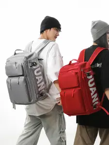 Fashionable Expandable Backpack, Casual Simple Solid Color, Multifunctional Practical Versatile Bag, Large Capacity for Daily Commuting Travel Trendy Backpack, Durable Backpack