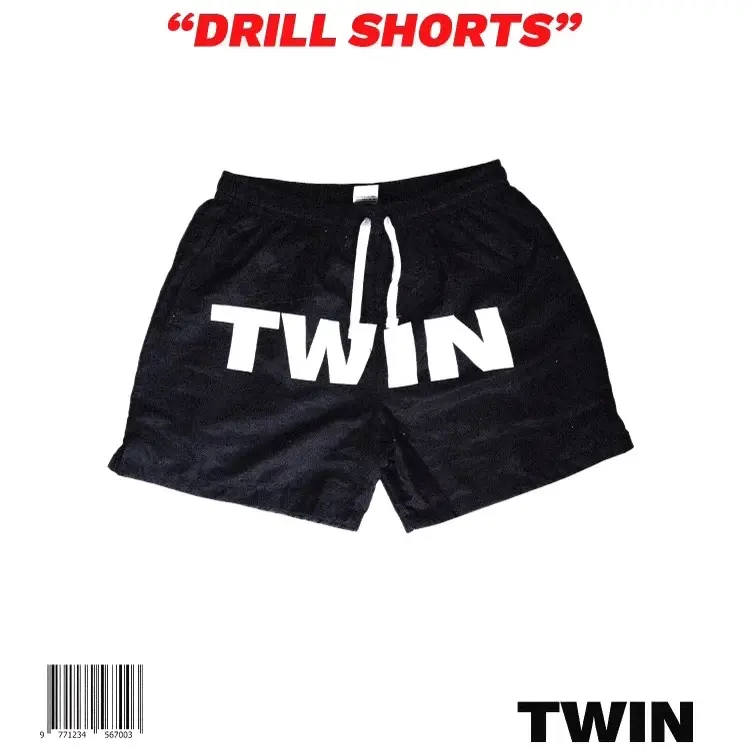 Athletic Lounge Attire for Men - Drill Shorts Tight Sweat Proof