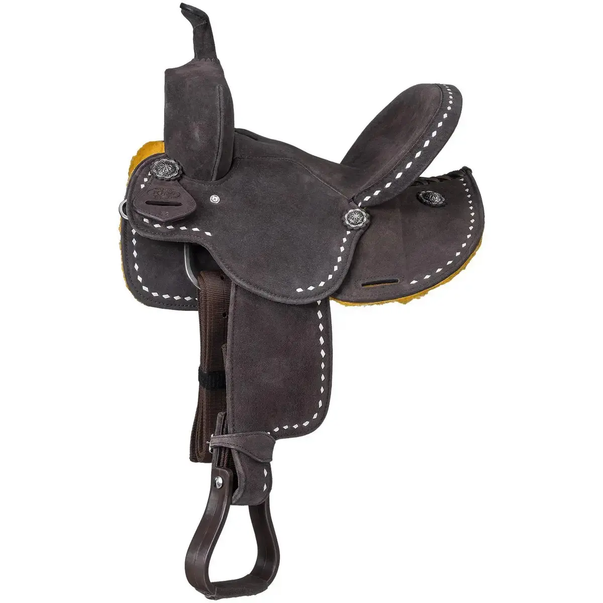 Stratford Suede Saddle Grey Youth