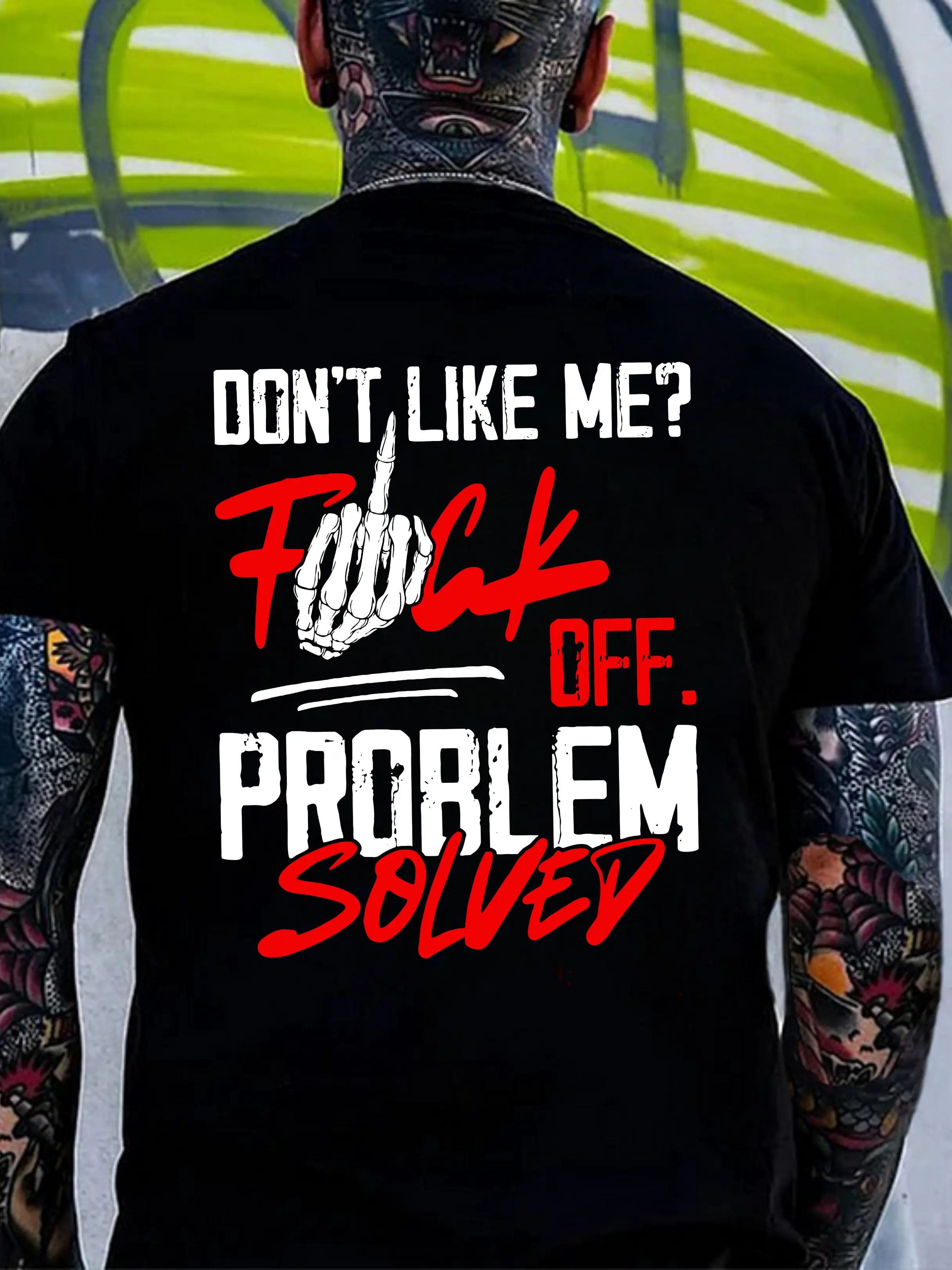 Problem Solved Hoodie & T Shirt – Savage “Don’t Like Me” Graphic Streetwear