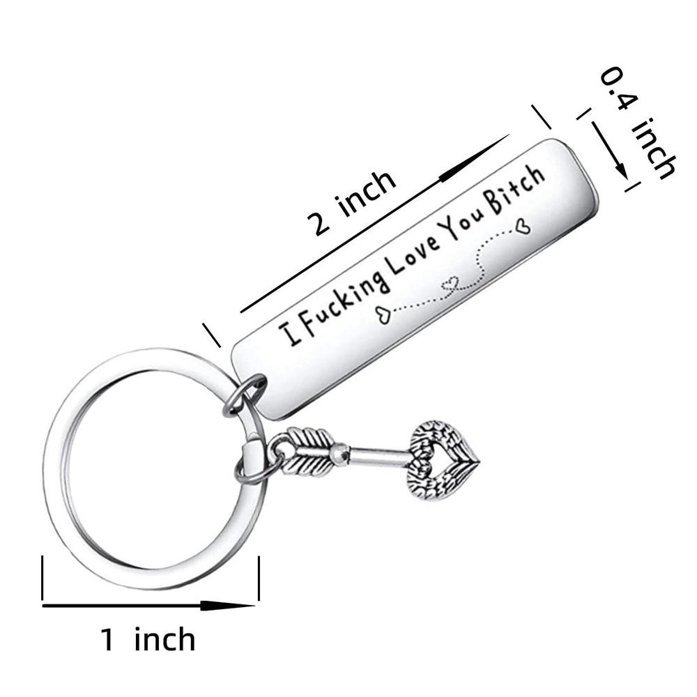 Best Friend Keychain for Women, Stainless Steel Key Chain Engrave I Fking Love You Bith Birthday Christmas Friendship Gift for Bestie Best Friends Female Bff Best Friend Keychain for Women, Stainless Steel Key Chain Engrave I Fking Love You Bith Birthday Christmas Friendship Gift for Bestie Best Friends Female Bff