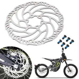 Rear Brake Disc, Steel Electric Dirt Bike Brake Rotor, Motorcycle Accessories for SurRon Sur-Ron Light Bee Electric Bike Motorcycle