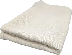 3 Pack - Hospital Bath Blankets Comfortable Medium Weight 100% Cotton Bath Blankets