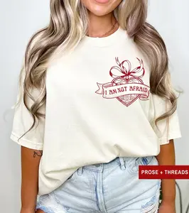 Aelin Fireheart Throne Of Glass Merch Sarah J Maas Merch SJM Merch Throne Of Glass Shirt You Do Not Yield To Whatever End Sarah J Maas Manon Fire heart Terrasen Sweatshirt, Throne of Glass Merch, Aelin Rowan Women's T-Shirt, Ivory Summer Crewneck Collar C