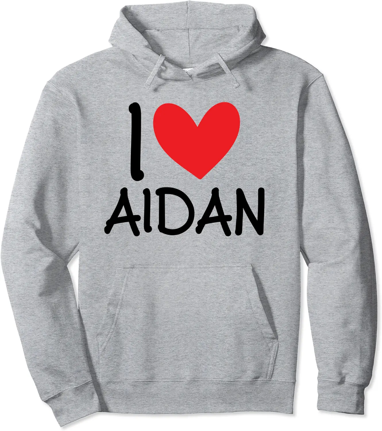 I Love Aidan Name Heart Personalized Men Guy BFF Friend Him Pullover Hoodie - Kevincifuen Shop 74B0B2YDZQT3