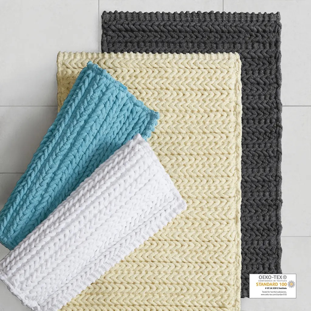 Cotton Chenille Chain Stitch Rug, Lasso