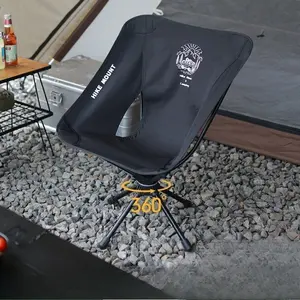 Multipurpose 360° Rotating Foldable Outdoor Chair, Lightweight and Portable, Suitable for Camping, Fishing, Beach, Picnic, Backyard BBQs, and Tailgate Parties