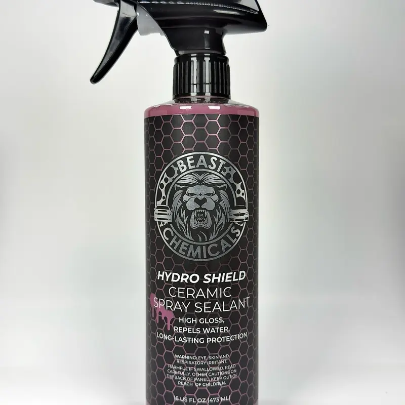 Beast Chemicals Hydro Shield Ceramic Spray Sealant-High Gloss, water Repellent, Long-Lasting protection