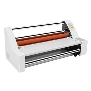 V350 Hot Cold Roll Laminator 110V 35cm Digital Display ≤700W for Cross-Patterned Film Single Double Sided