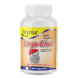 Arymar LegaChol Herbal Supplement – Milk Thistle & B Vitamins – 60 Capsules