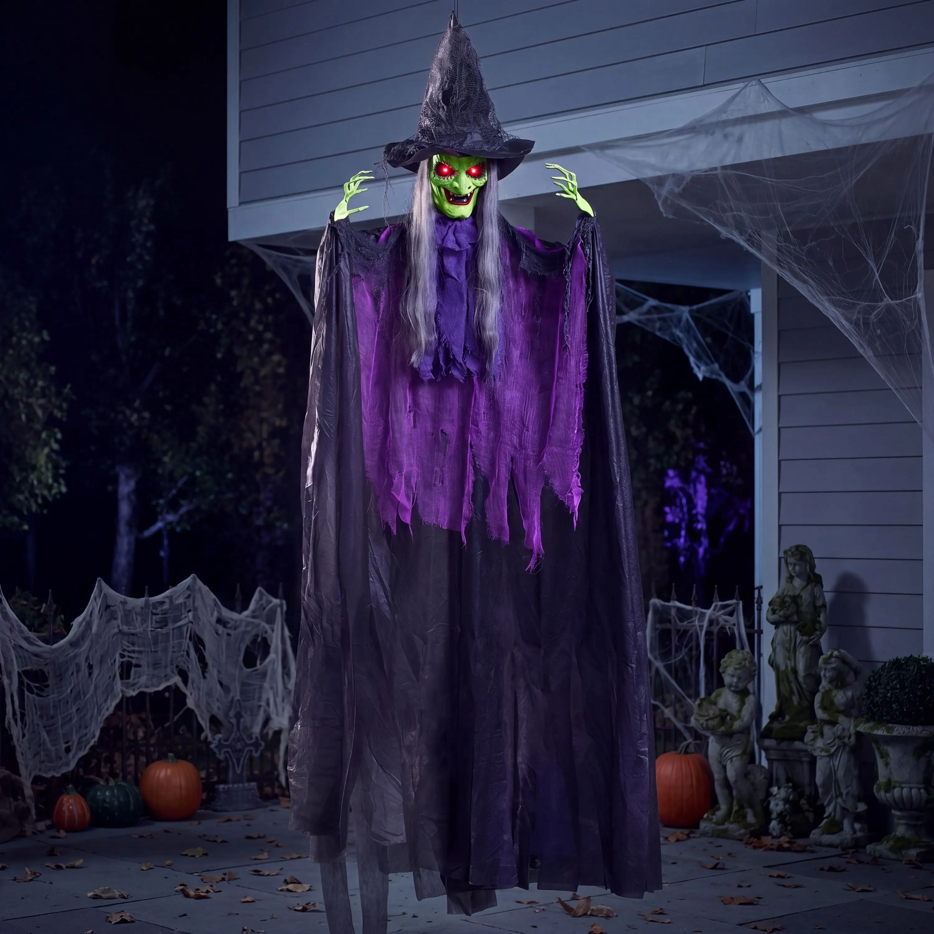 Green Face Witch