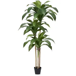 VeriNatural 5/6FT Artificial Dracaena Tree UV Resistant for Indoor & Outdoor（VN123-L）