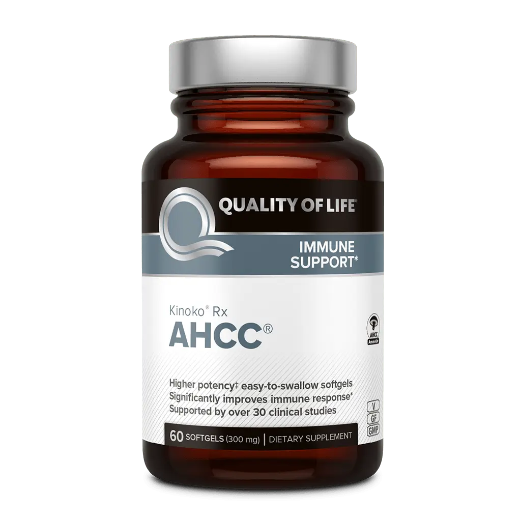 AHCC - Kinoko Rx | Immune Support Supplement | 60 SOFTGELS