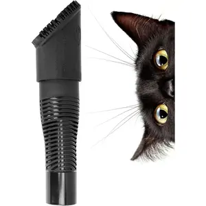 PRO 2.0 Combo Pet Hair Removal Tool for Car Detailing Universal Vacuum Attachment for Dog & Cat Hair Fits 1-1/4" & 1-3/8" Hoses Replaceable Soft Rubber Head Washable & Reusable