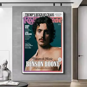 Benson Boone On Rolling Stone Future Of Music Cover Poster, No Framed