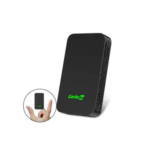 carplay dongle CarlinKit 2026 Upgraded Wireless Carplay adapter, Supports Wireless CarPlay and Wireless Android Auto, for Vehicles built-in wired CarPlay or wired Android Auto, Plug and Play with Dynamic Ambient for iPhone 6+ & Android 11+ conversion plug