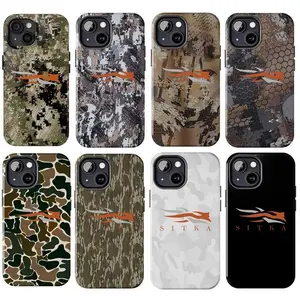 [HOT] Vintage Sitka Waterfowl Camo Hunting Phone Case Aesthetic For iPhone