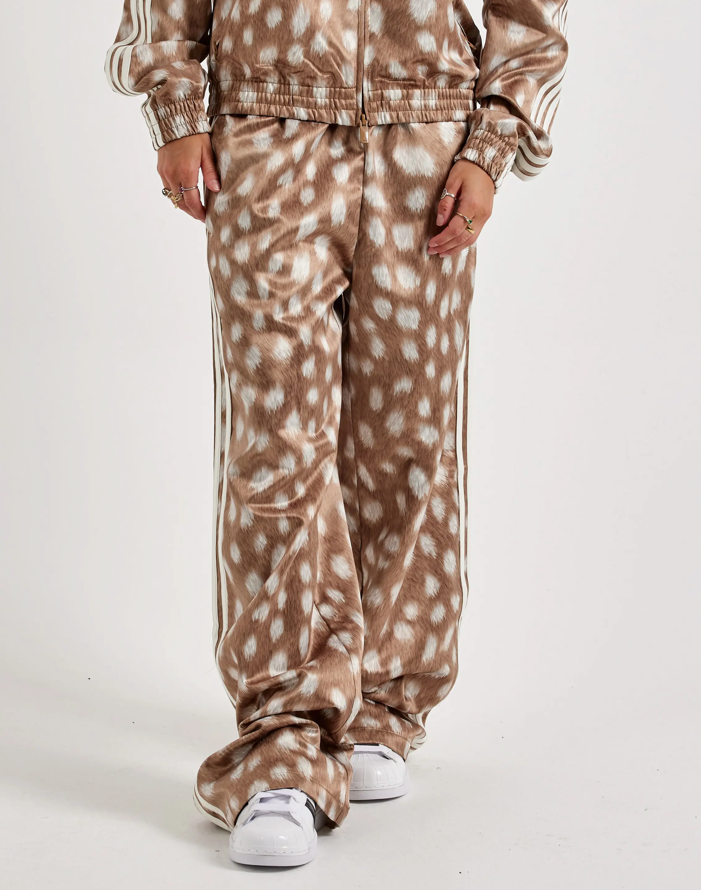 Womens Adidas Animal Print Firebird Track Pants