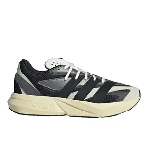 adidas Mens Lightblaze Lace Up Sneakers Shoes Casual - Black