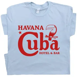 Cuba T Shirt Vintage Havana Cuba Shirt Retro Hotel Shirt Cuban Motel Shirt For Men Women Guys Ladies Famous Bar Tshirt Cool Graphic Tee CHA