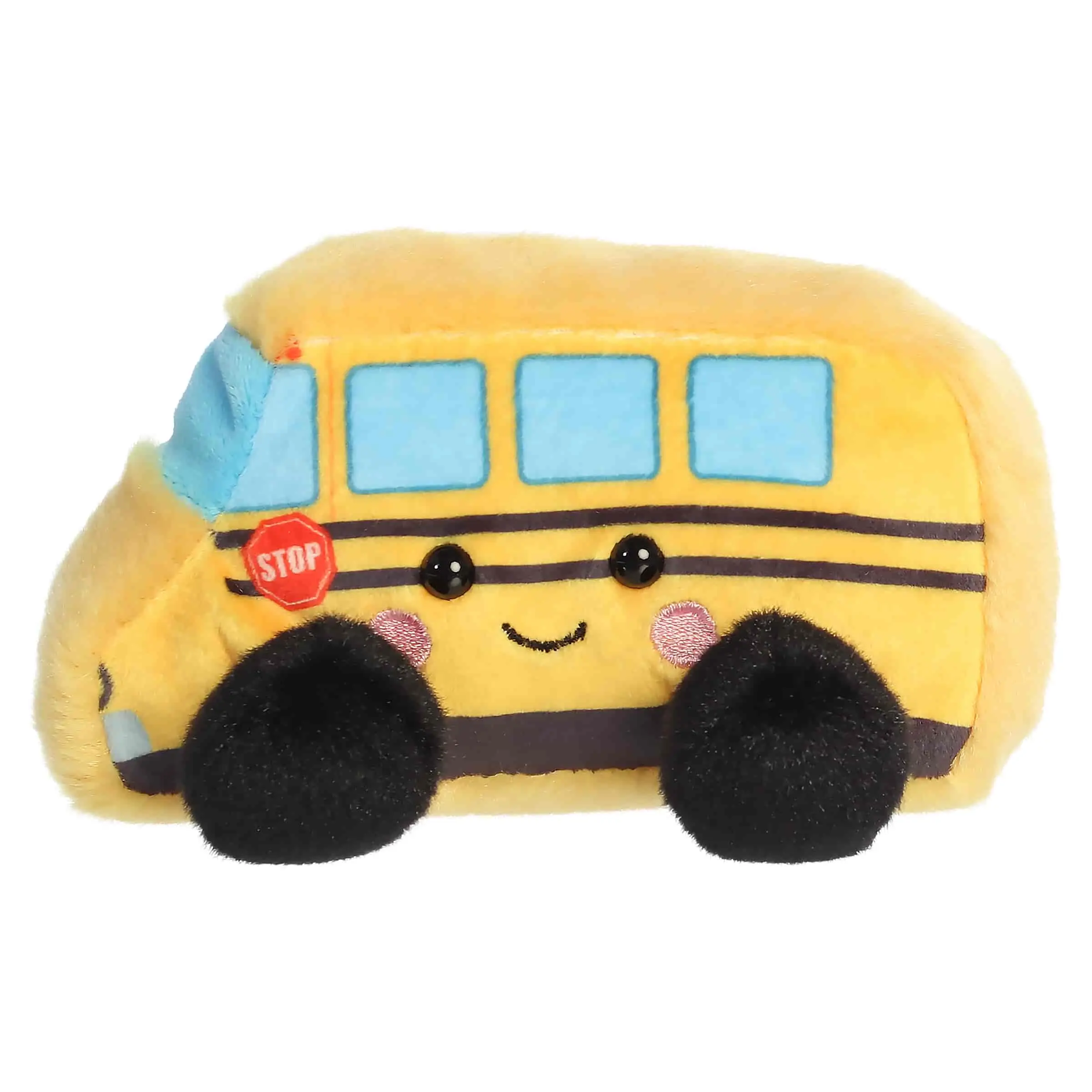 Palm Pals Adorable Friendly School Bus 5.5 inch Small Soft Plush Collectable Stuffed Animal