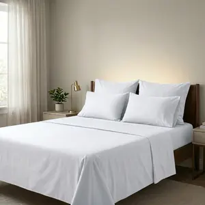 4-Piece 18" Deep Pocket Sheet Set - Soft Bedding with Elastic Edges for Secure Fit