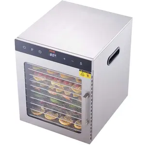VEVOR Food Dehydrator Machine, 700W Electric Food Dehydrator With Digital Timer and Temperature Control, 6 Stainless Steel Trays Food Dehydrated Dryer for Jerky, Herb, Meat, Beef, Fruit ETL ListedVEVOR Super Brand Day