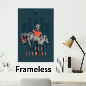 Poster Modern Movie art 2D poster, suitable for bedroom living room decor. Fifth E-Element The Vibrant colors, clear images ideal for home office decor.