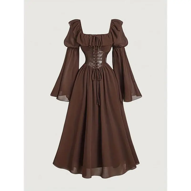 ariana grande brown dress s - TikTok Shop
