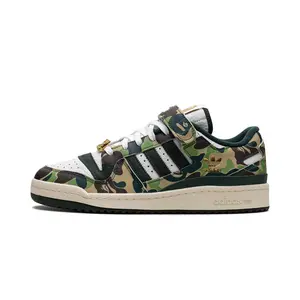 Adidas Forum 84 Low Sports Sneakers - "Bape 30th Anniversary Green Camo" ID4771 Adidas Forum 84 Low Sports Sneakers - "Bape 30th Anniversary Green Camo" ID4771