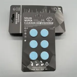 Concentrated windshield cleaner tablets - an economical and efficient alternative cleaner for car cleaning, car grooming, and glass descaling