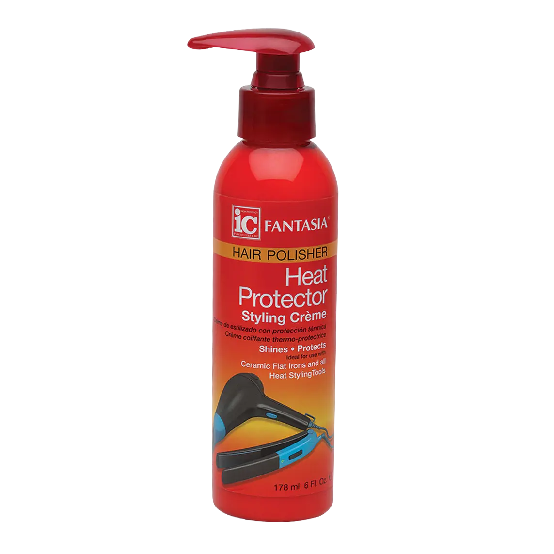 HEAT PROTECTOR ‣ Styling Créme Pump 6 oz.
