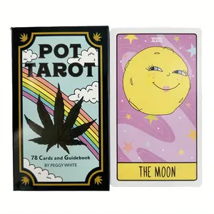 Pocket Magic Tarot Cards Deck, 78-Card Witch Travel Edition Set (No Manual, Not Suitable for Beginners) Card Games Card Collectibles, Card Games, Booster Box English Booster Packs