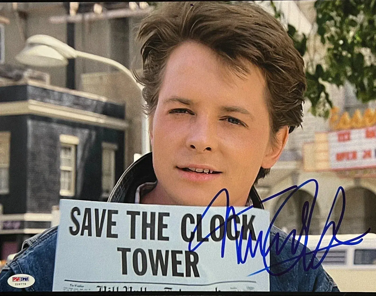 Michael J Fox Authentic Autographed 11x14 Photo