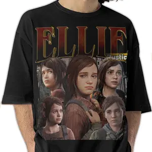 Ellie Williams The Last Of Us Shirt Kiddo Vintage Bootleg T-Shirt Baby Girl Fans Gift