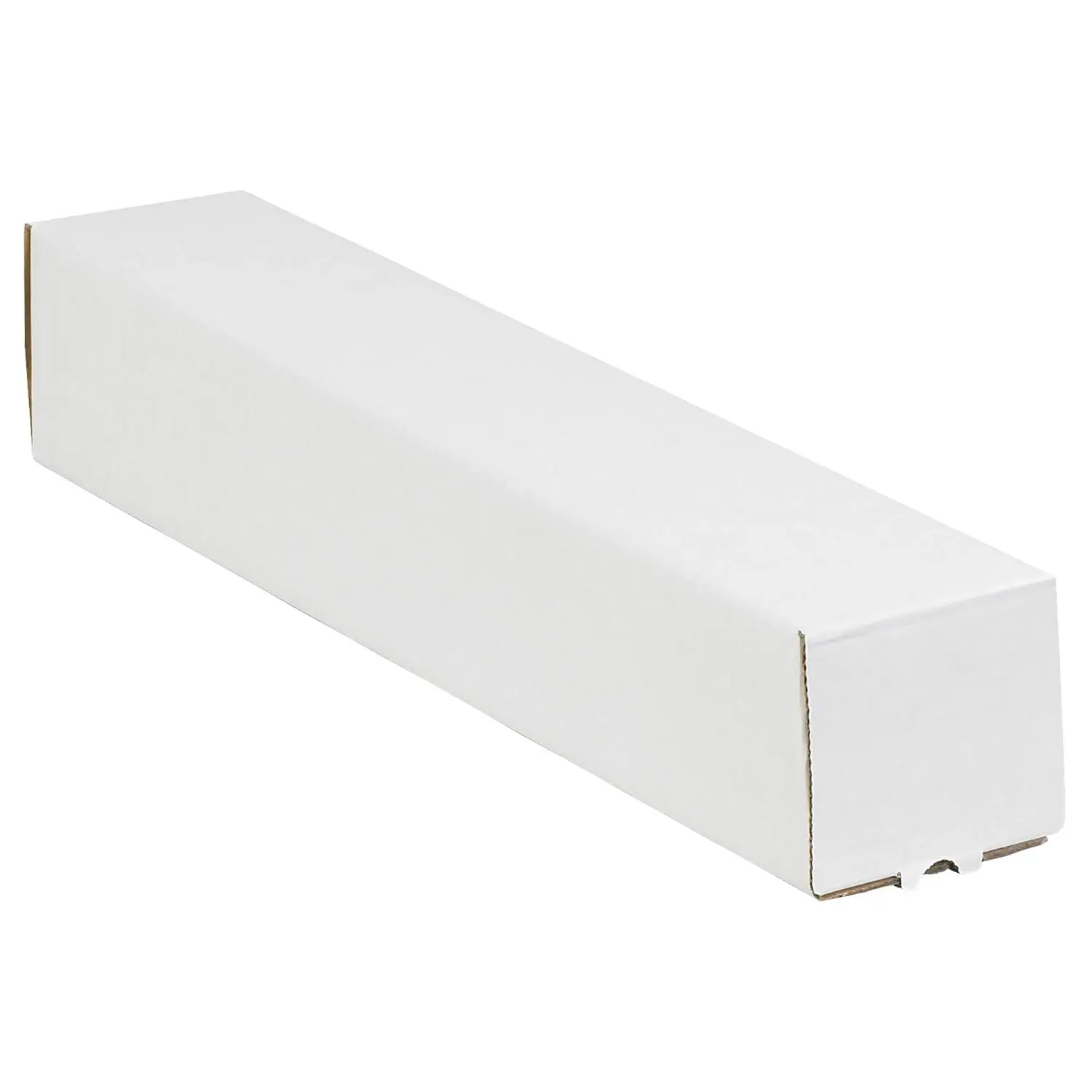 PM3325 Square Mailing Tubes, 3" x 25", Oyster White (Pack of 25)