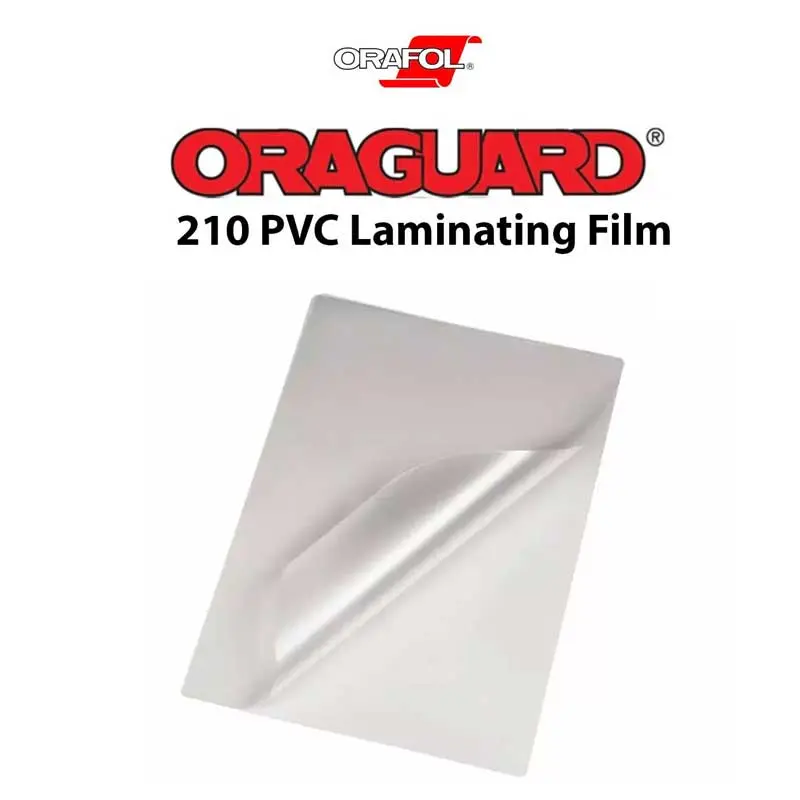 ORAGUARD® 210 PVC Laminating Film - Sheet Pack ORAGUARD® 210 PVC Laminating Film - Sheet Pack