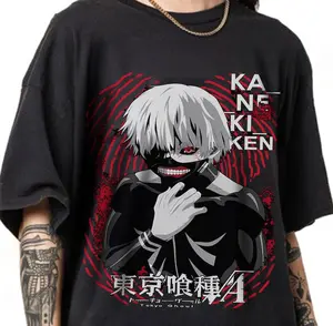 Tokyo Ghoul Kaneki Ken Graphic Anime Tee, Anime Otaku Shirt, Gift for Him
