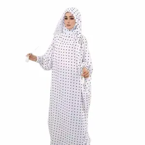 Prayer Dress One Piece Set in Elegant Floral Print for Comfort and Style