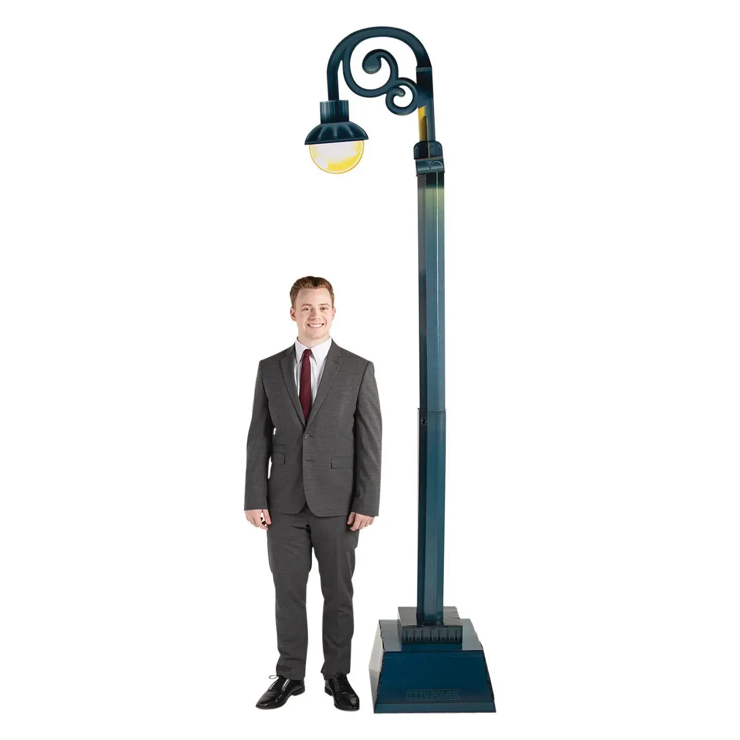 9 Ft. Street Light Cardboard Cutout Stand-Up, Festive Party Decoration, Home Room Decorations